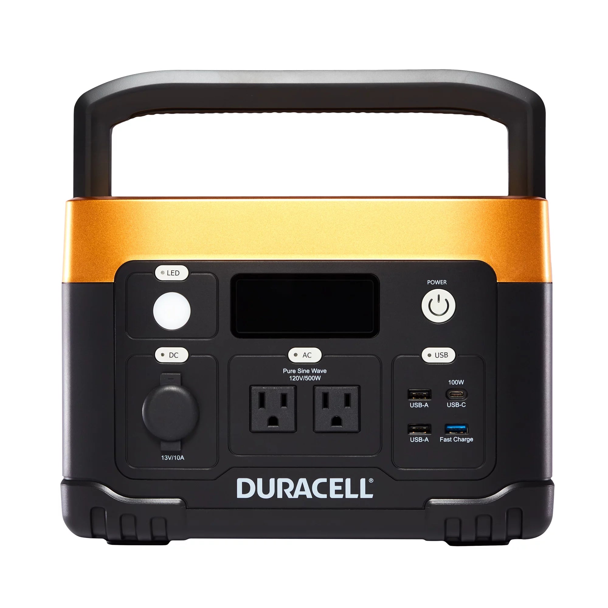 Duracell Portable Power Station 500W 515Wh Lithium Battery Backup Solar Generator R378
