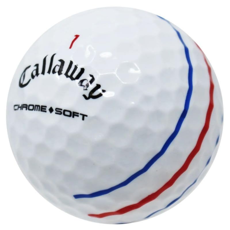 LostGolfBalls - Recycled & Used Chrome Soft Triple Track Golf Balls for Callaway Golf Balls, Good Condition, AAA Quality for Callaway Golf Balls,Triple Track, White