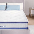 Twin Mattress, 10 Inch Twin Mattress Hybrid, Twin Size Mattress in a Box with Memory Foam & Individual Pocket Spring, Twin Mattress Medium Soft Feel Motion Isolation for Pressure Relief