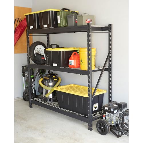 Ironton 4-Tier Industrial Steel Shelving Unit, 8000-Lb Capacity B81608