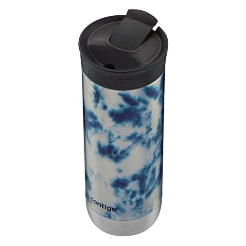Contigo SNAPSEAL Insulated Stainless Steel Travel Mug 2 Pack, 20oz, Blue Corn & Acid Wash O816483