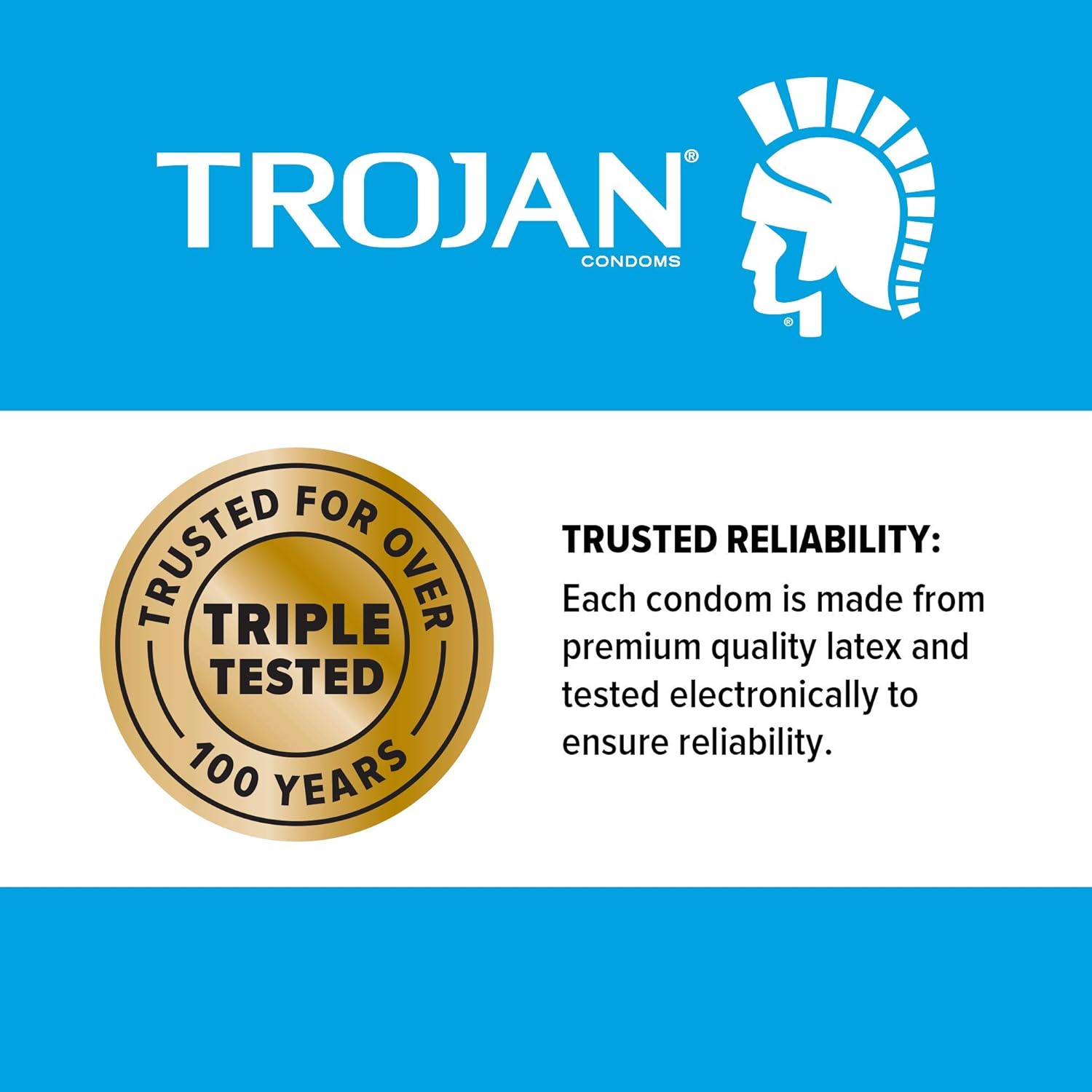 Trojan Supra Non-latex Bareskin Condoms, 18 Count G417631