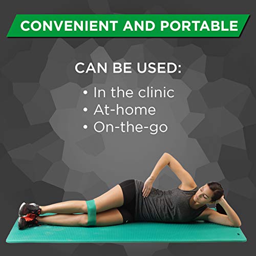 THERABAND Resistance Loop Band, Latex Mini Band for Pilates, Yoga, Strength Training, 12 Inch, Green W9533