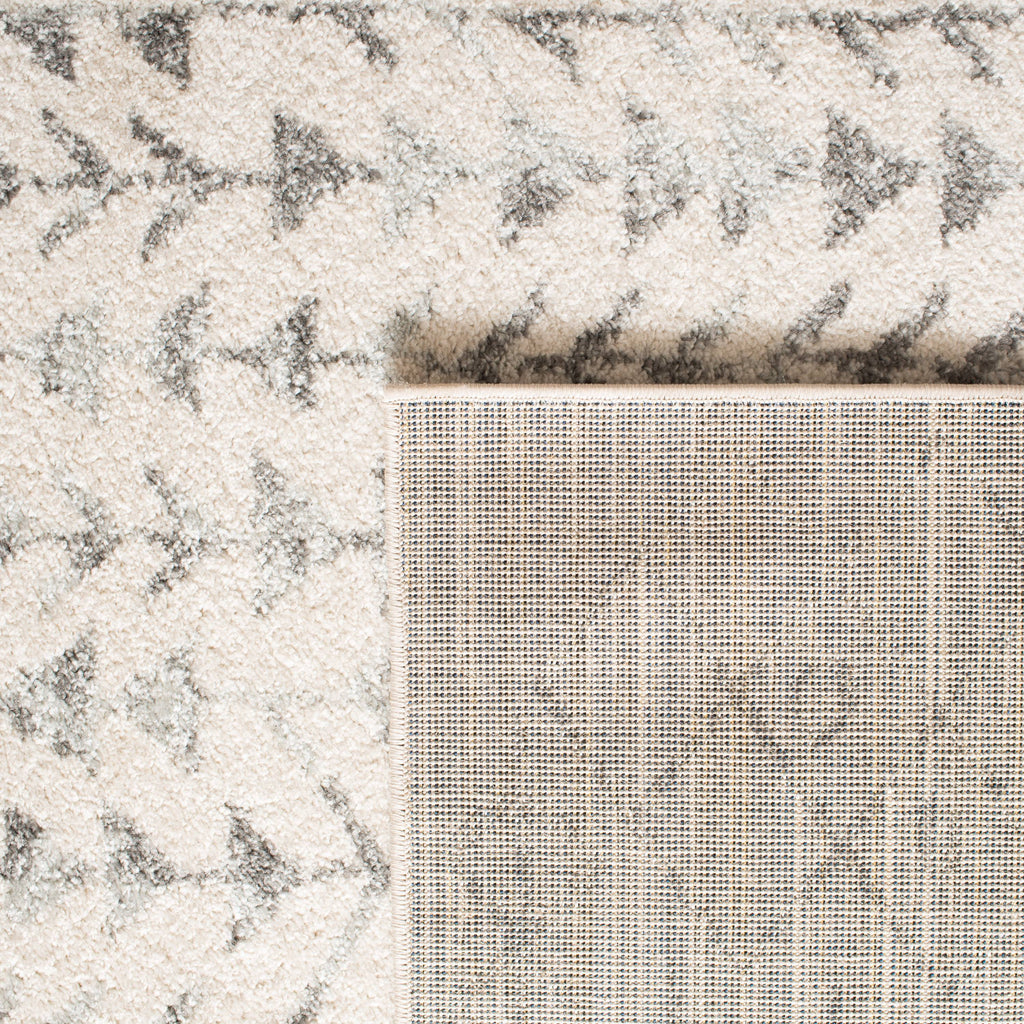 SAFAVIEH Tulum Goddard Moroccan Geometric Area Rug, Ivory/Grey, 8' x 10' H9162