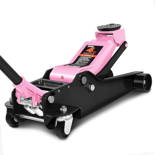 DNA MOTORING Floor Jack 3 Ton Low Profile Heavy Duty Hydraulic Car Jack, Black T11604