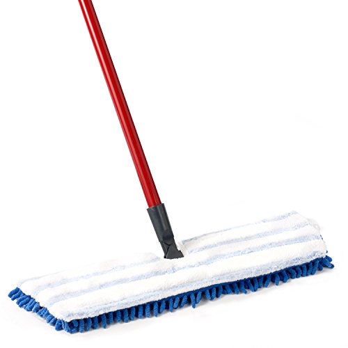 O-Cedar Hardwood Floor 'N More Microfiber Flip Mop, Blue L402918
