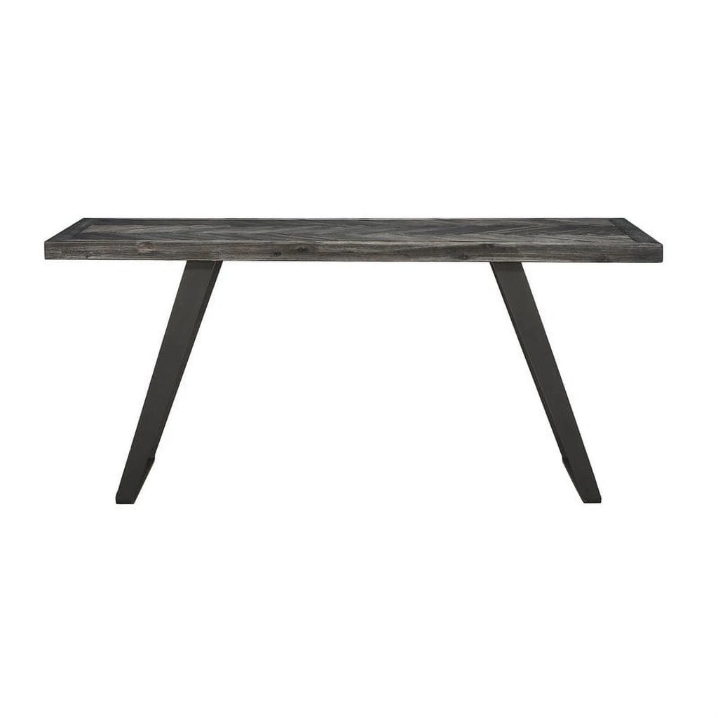 Pemberly Row Aspen Court Wood Herringbone Counter Height Dining Table Q9177
