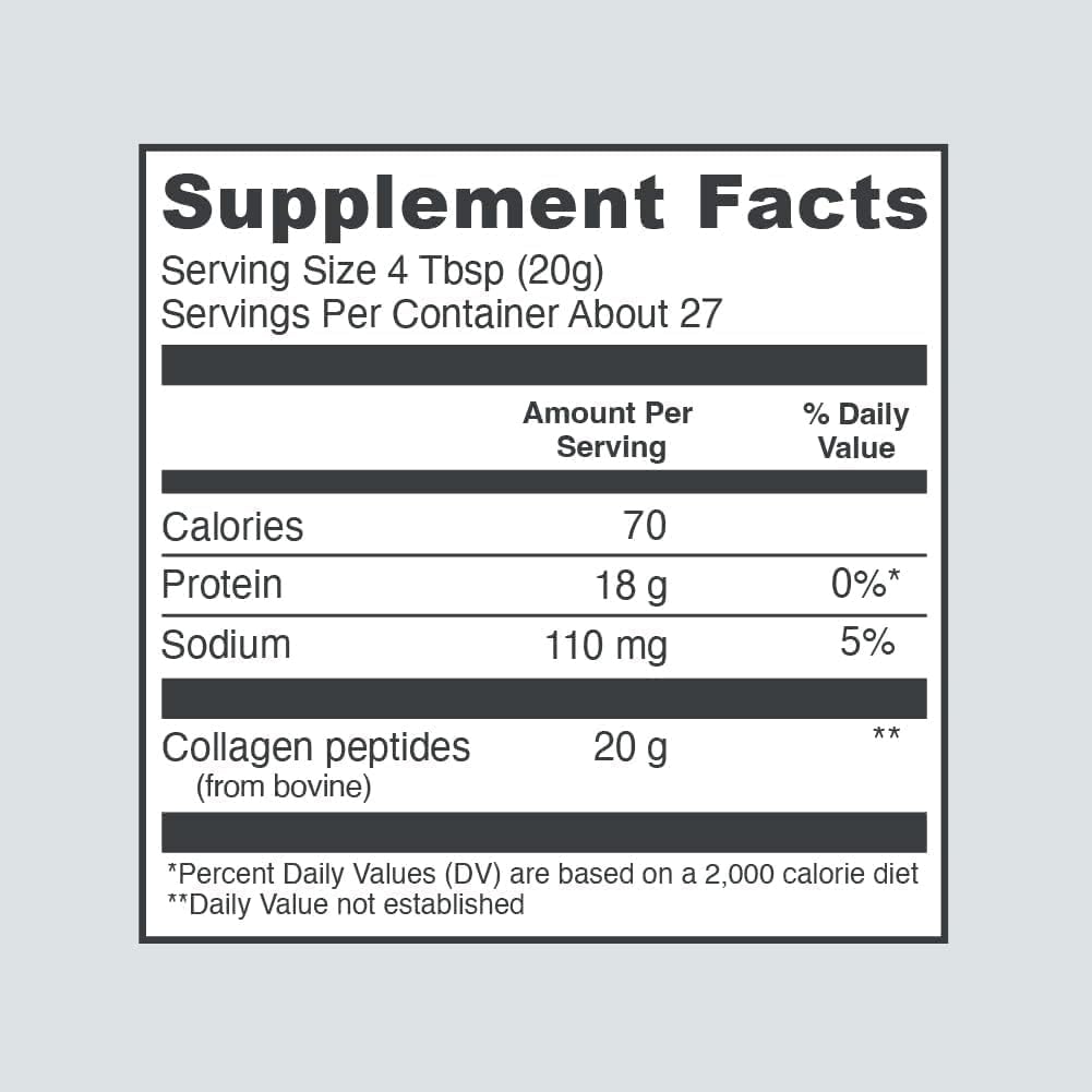 Vital Proteins Collagen Peptides Powder, Unflavored, 19.3oz K8759