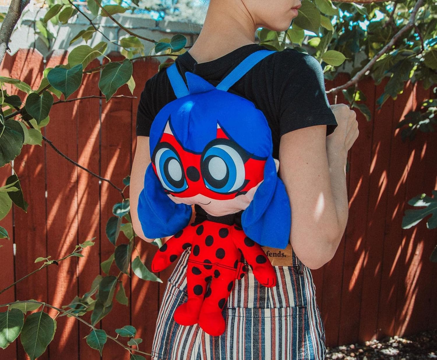 Miraculous Ladybug 17-Inch Plush Backpack Bag Y449306