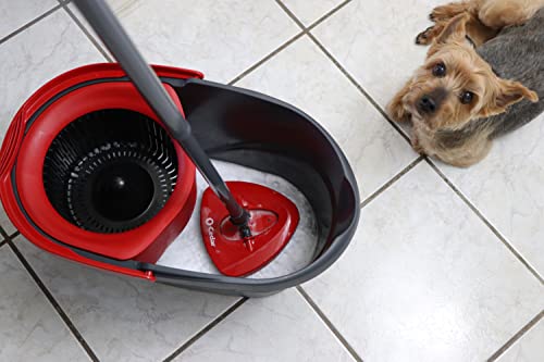 O-Cedar EasyWring Microfiber Spin Mop Bucket System J4807