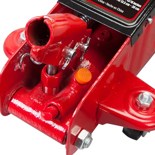 BIG RED Torin Hydraulic Trolley Floor Jack with Storage Case, 1.5 Ton Capacity, Black J906585