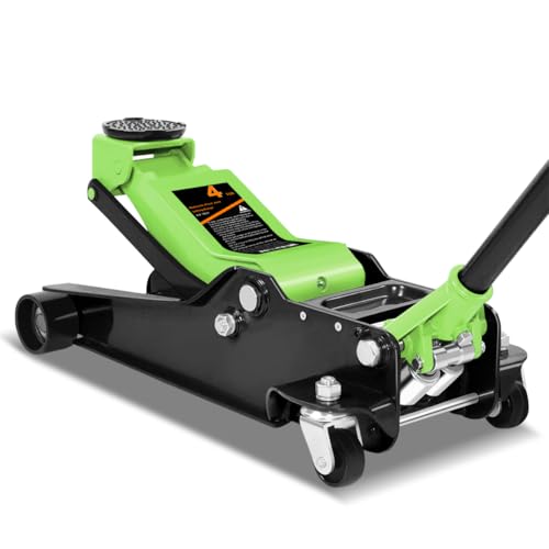 DNA MOTORING Floor Jack 3 Ton Low Profile Heavy Duty Hydraulic Car Jack, Black T11604