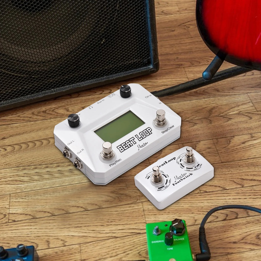 Nebublu Audio Effect Machine Pedal 40 Drums LCD Display 3.5mm Input J32853