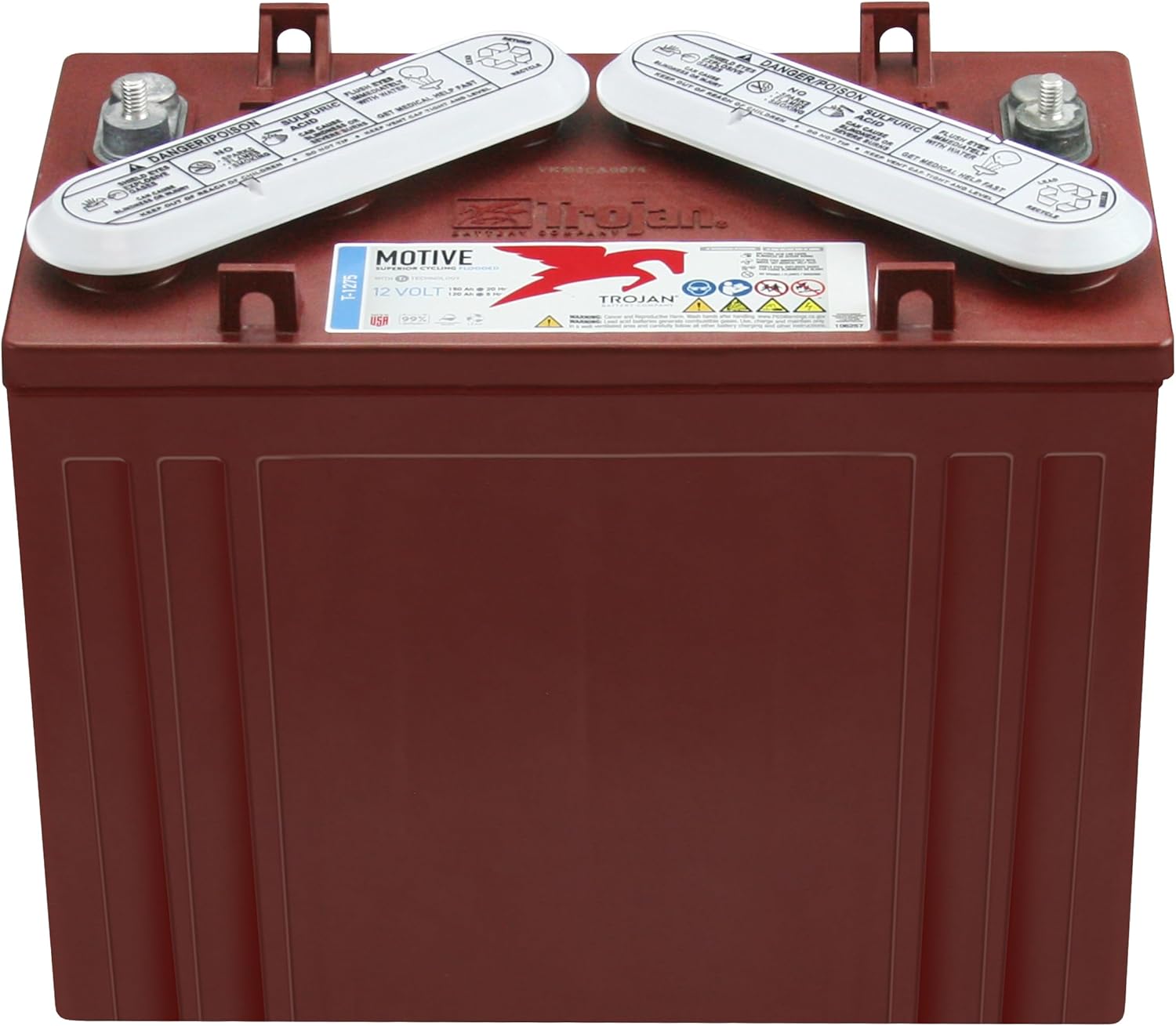 Trojan T-1275 12V 150Ah Deep Cycle Battery x2 F132