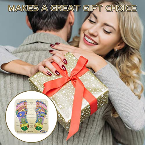 Foot Roller Massager with Reflexology Board and Pressure Point Chart Q7826