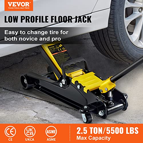 VEVOR 2.5 Ton Low Profile Steel Racing Floor Jack P164