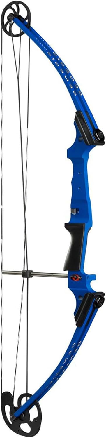 Genesis Archery Compound Bow Adjustable Draw Length 15-30" Draw Weight 10-20 lbs Right-Handed Blue 2 Pack I6845