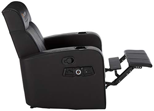 X Rocker Gamma Recliner Gaming Chair with Bluetooth Audio and Footrest, Black L57269