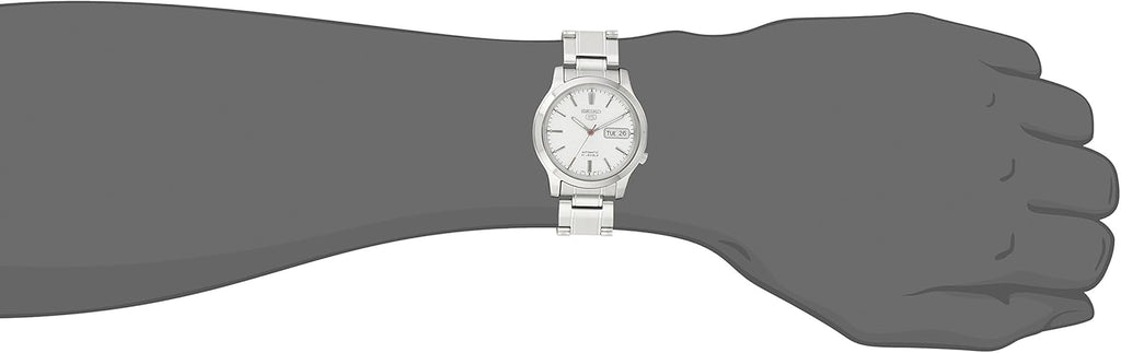 SEIKO 5 Men's Automatic Stainless Steel Watch White Dial C423