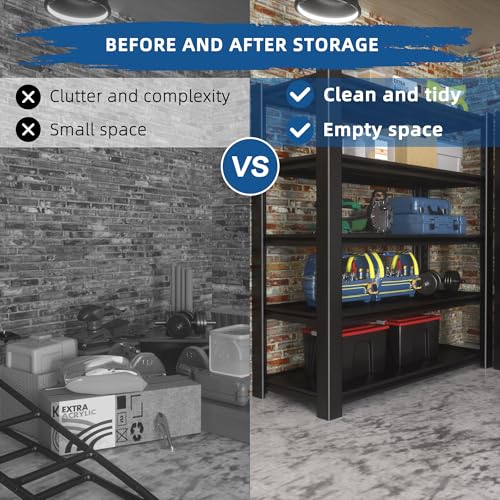 Heavy Duty Garage Shelving Unit 5-Tier Metal Storage Rack U725310