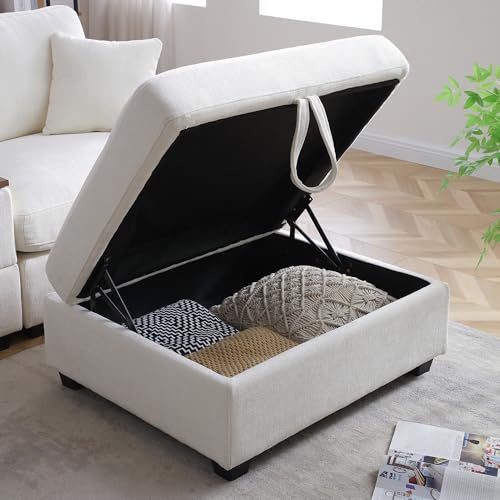 Oversized Modular Sectional Sofa with Movable Ottoman E909
