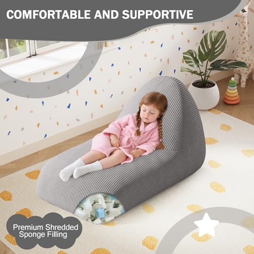 COMAX Unicorn Bean Bag Chair for Kids with Filler, Pink H562644