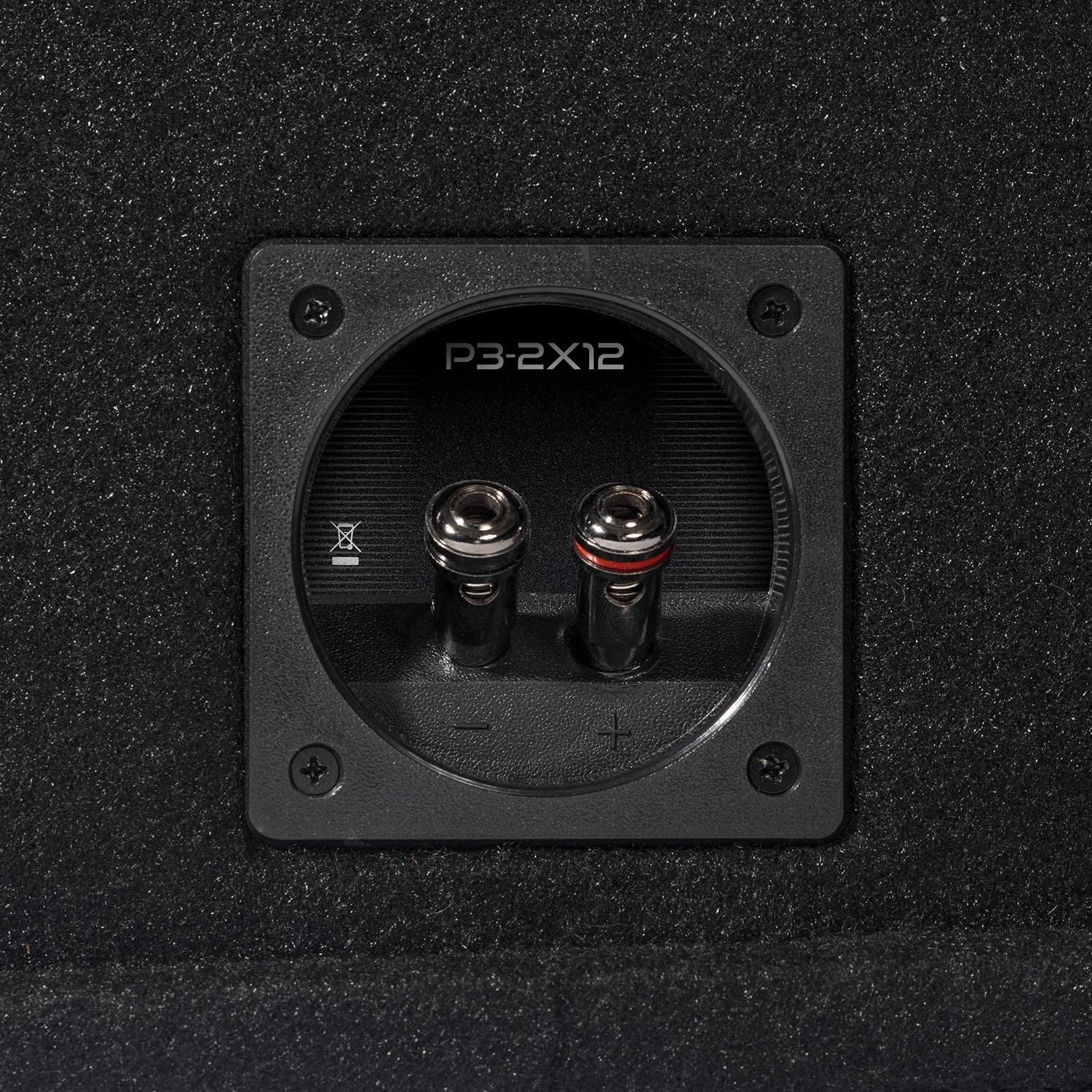 Rockford Fosgate P3-2X12 Punch Dual 12" Ported Subwoofer Enclosure M7887