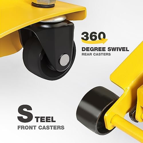YELLOW JACKET 2.5 Ton Trolley Jack with Carrying Case, 5500 lb Capacity N593266