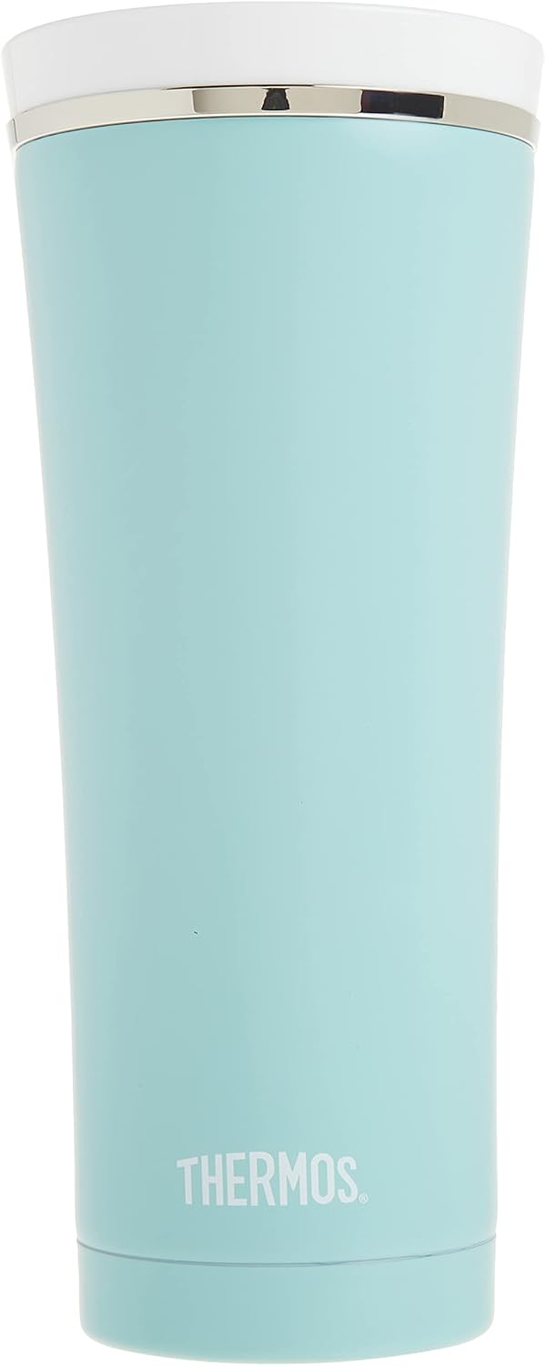 Thermos Sipp Stainless Steel 16oz Travel Tumbler, Matte Turquoise S741