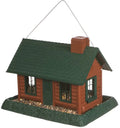 Village Collection Log Cabin Bird Feeder