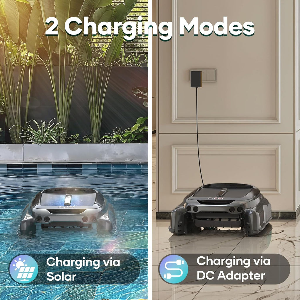Aiper Scuba S1 Robotic Pool Cleaner with Surfer S1 Skimmer G96598