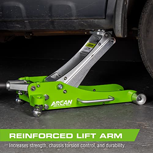 ARCAN Tools 3-Ton Quick Rise Aluminum Floor Jack with Dual Pump Pistons I786
