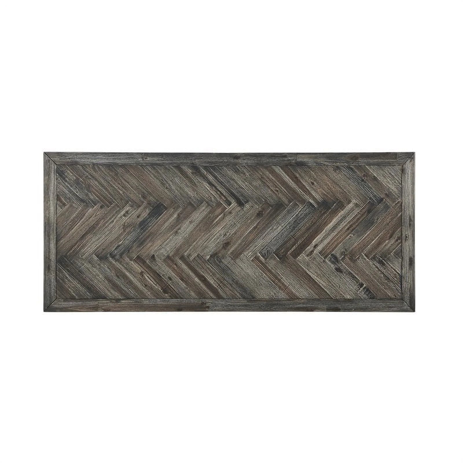 Pemberly Row Aspen Court Wood Herringbone Counter Height Dining Table Q9177