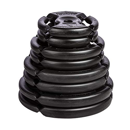Club Quality 4-Weight Deluxe Barbell Set by Step Fitness Z720419