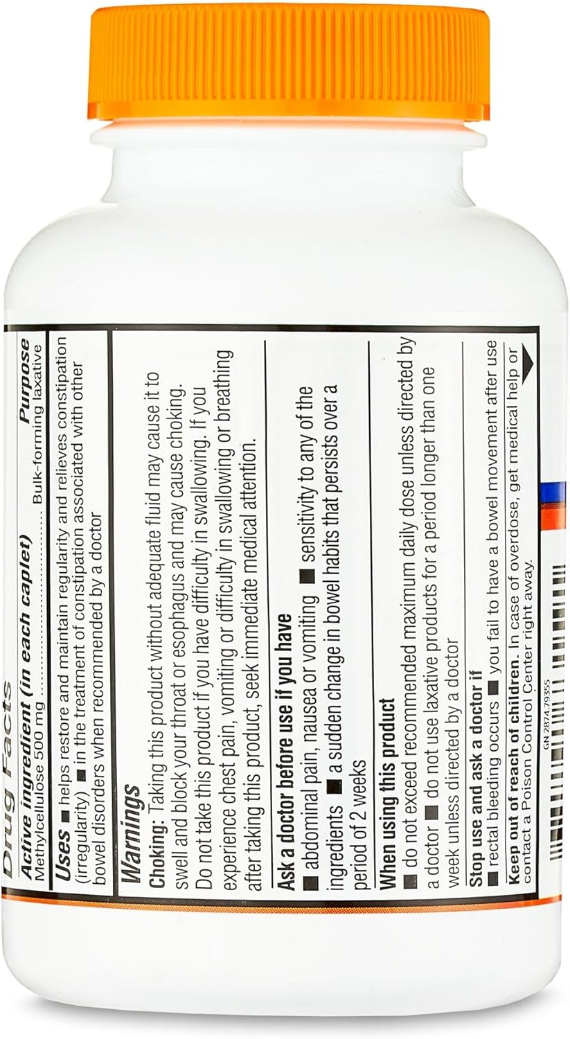 Fiber Therapy Methylcellulose 500mg, 100ct Z228
