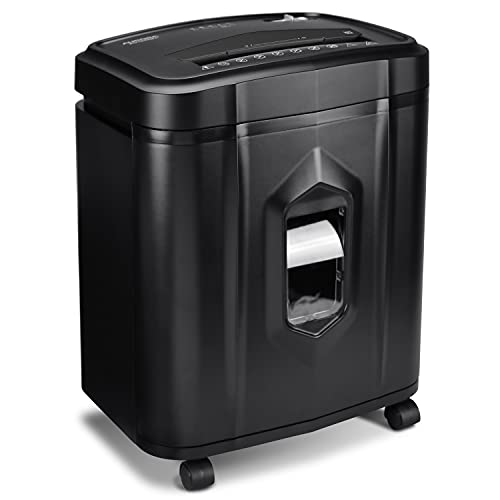 Aurora AU120MA 120-Sheet Micro-Cut Paper Shredder, 30 Minutes, Black L8839