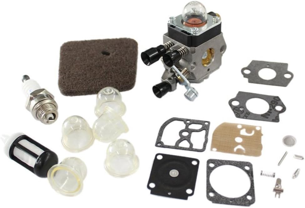 HURI Carburetor & Diaphragm Gasket for Stihl FS45-FS85 B840