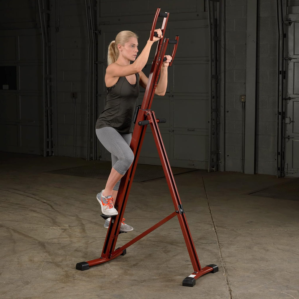 Body-Solid Vertical Climber Total Body Workout Machine for Home Fitness R6842