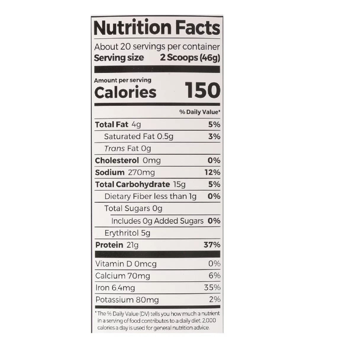 Orgain Sweet Vanilla Bean Organic Protein Powder, 2.05 lb U9754