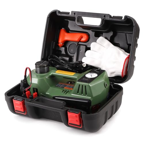 12V 5 Ton Electric Car Jack with Inflator Pump for SUV Sedan MPV Y442659