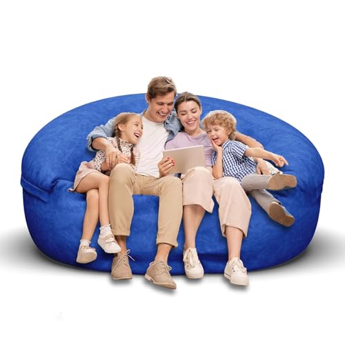 Bean Bag Chair for Adults 3FT, Soft Removable Cover, Light Gray M535251