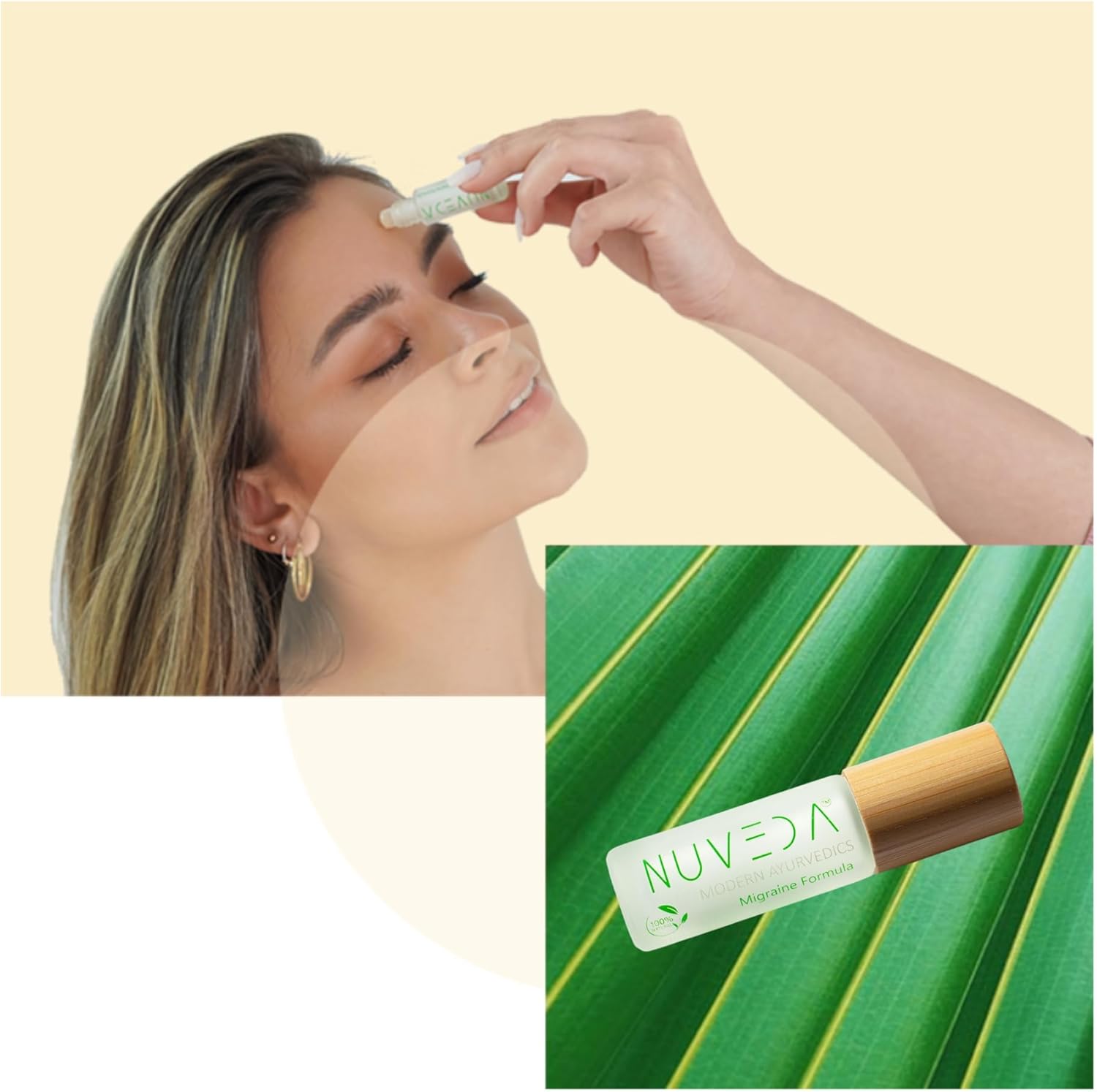 NUVEDA® Advanced Migraine Formula All Natural Headache Stick Roll On H1697