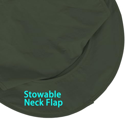 Men's Women's UPF 50+ Wide Brim Bucket Hat with Neck Flap W887