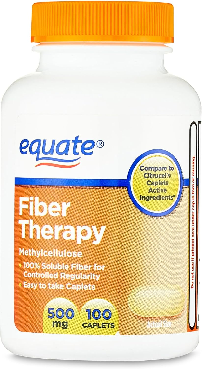Fiber Therapy Methylcellulose 500mg, 100ct Z228