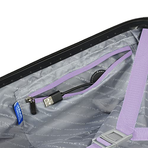 U.S. Traveler Boren Polycarbonate Hardside Luggage 2-Piece Set with Spinner Wheels H195876