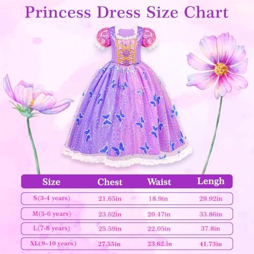 Meland Princess Dresses for Girls Light Up Costume Ages 3-10 C693761