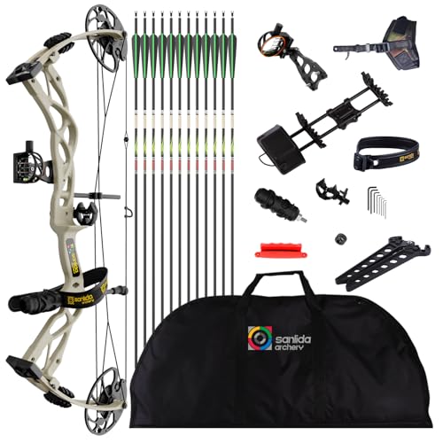 Sanlida Dragon X9 Compound Bow Package for Adults with Arrows L274527