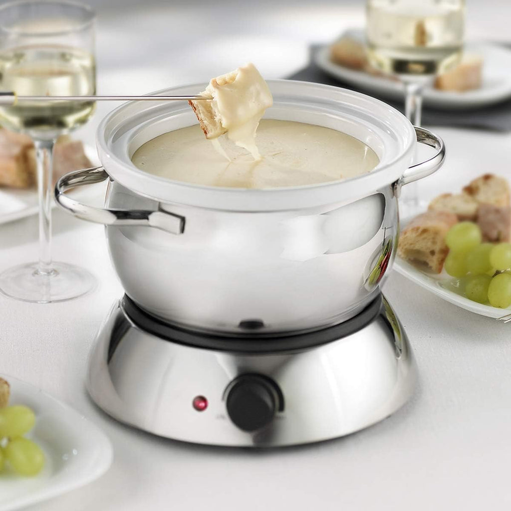 Trudeau Alto 3-in-1 Electric Fondue Set, 81 oz, Silver F5924