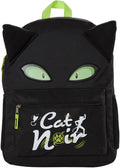 Miraculous Ladybug Cat Noir Backpack for Girls and Boys, 16 inch, Black