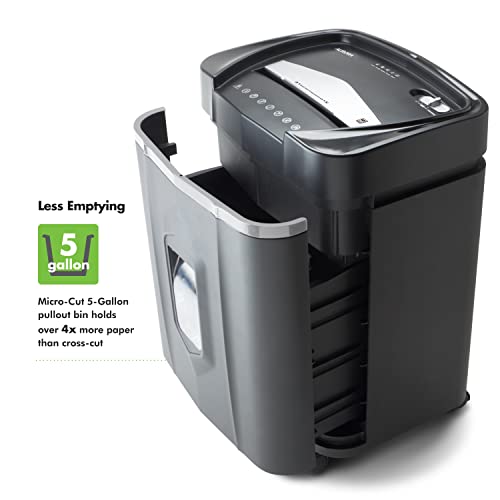 Aurora 12-Sheet Micro-Cut Paper and Credit Card Shredder, 60 Minutes Continuous Run X637